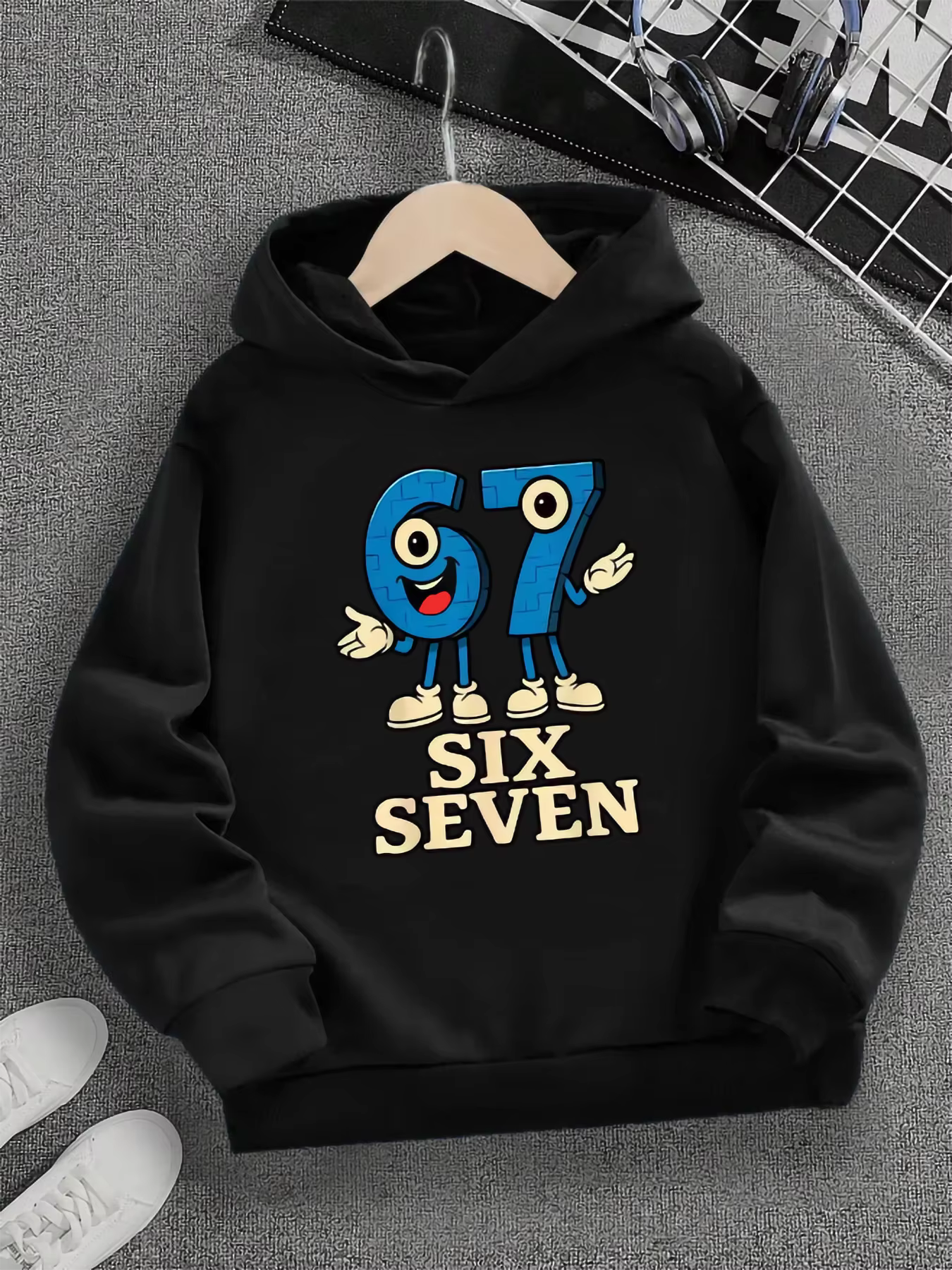 ´67´ Kids Hoodie – Schwarz